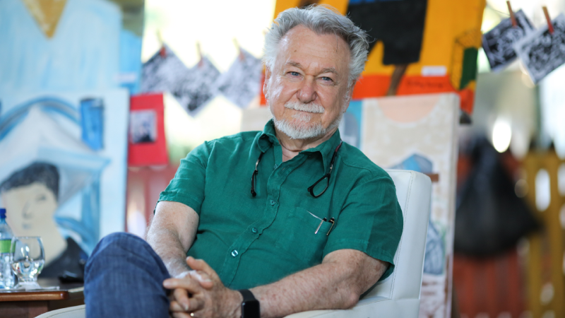 HOMENAGEM AO PINTOR - Unifor abre temporada do espetáculo “Guerra e Paz” com a presença de João Candido Portinari